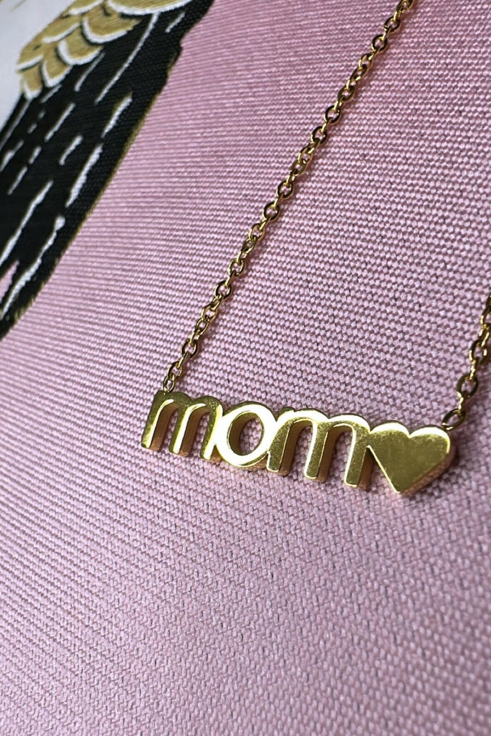 Mellow Moon - Love Mom Necklace - Forgyldt Halskæder 