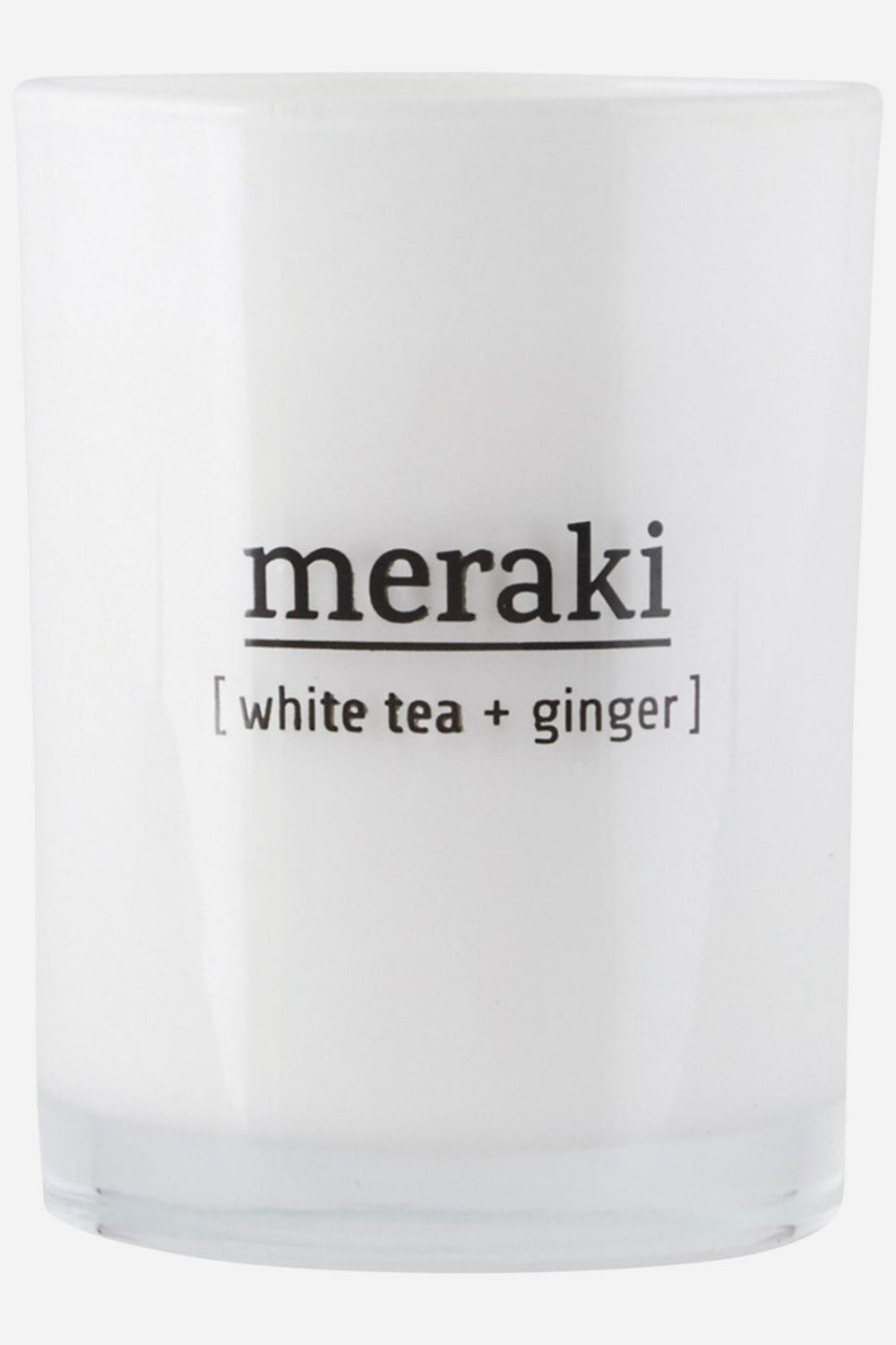 Meraki - Duftlys - White Tea & Ginger 10,5 cm Duftfrisker 