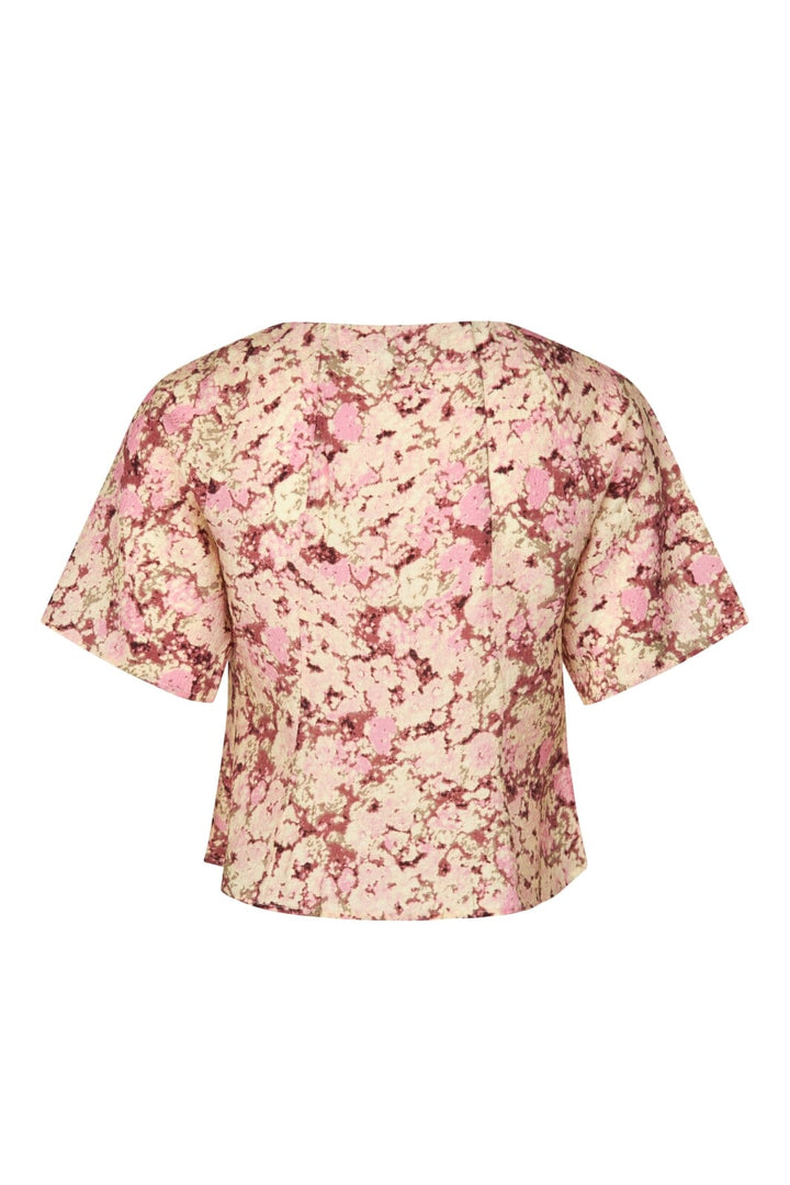 Modström - Meliamd Print Top - 11507 Pink Blossom