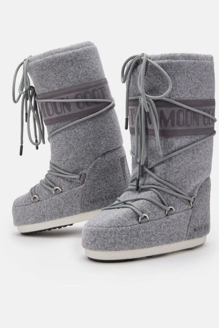 Moon Boot - Mb Icon Felt - H006 Grey Støvler 