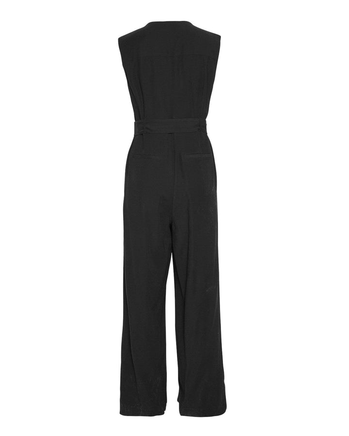 Moss Copenhagen - Mschasana Sl Jumpsuit - Black Buksedragter 