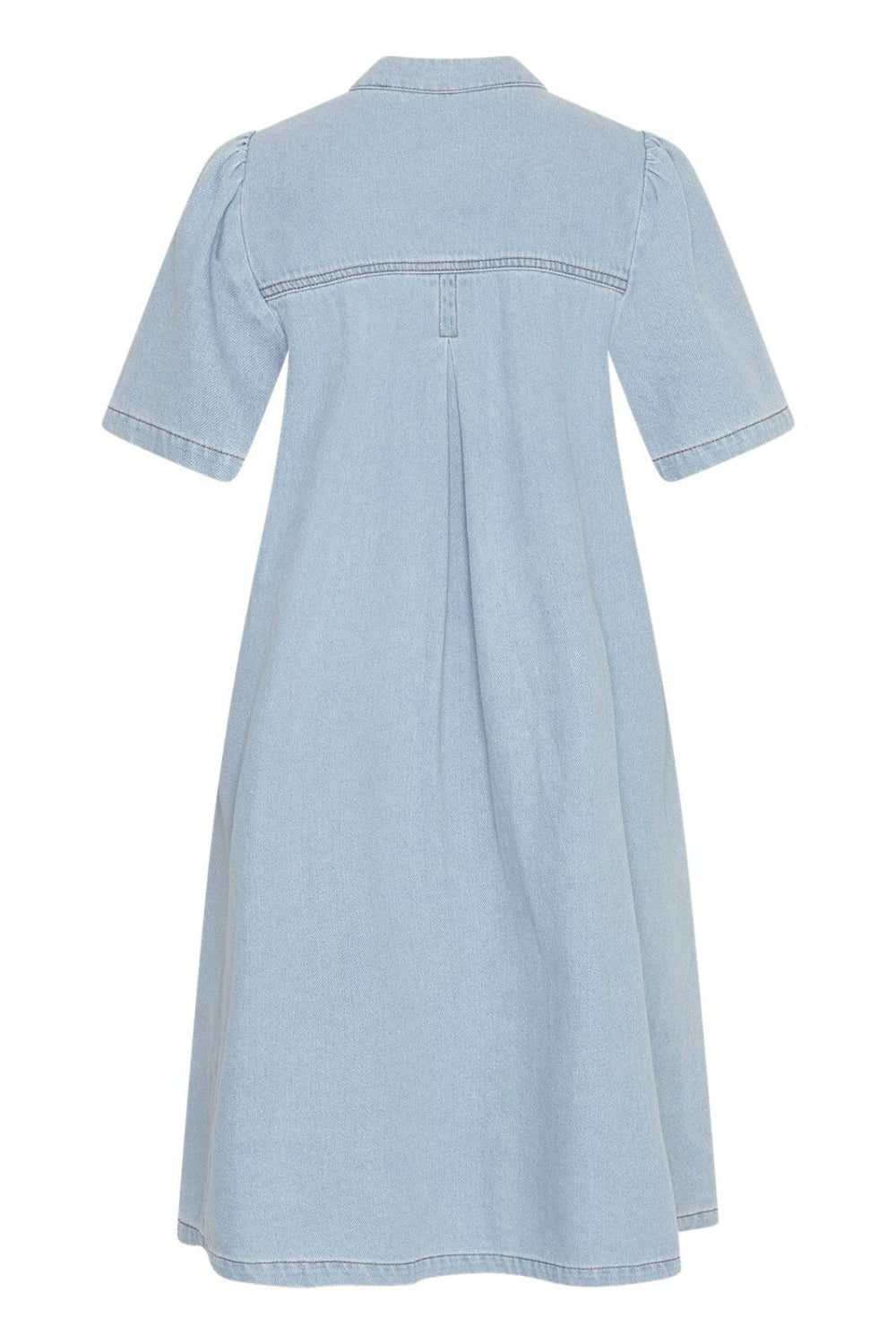 Moss Copenhagen - Mschjolene Elena 2/4 Shirt Dress 19036 - Light Blue Wash Skjorter 