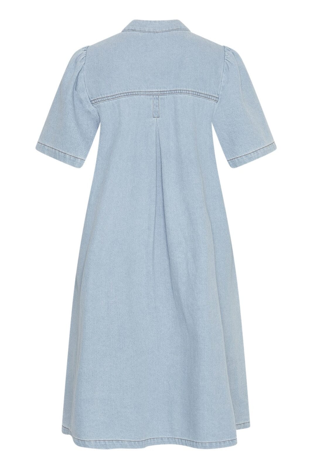 Moss Copenhagen - Mschjolene Elena 2/4 Shirt Dress 19036 - Light Blue Wash Skjorter 