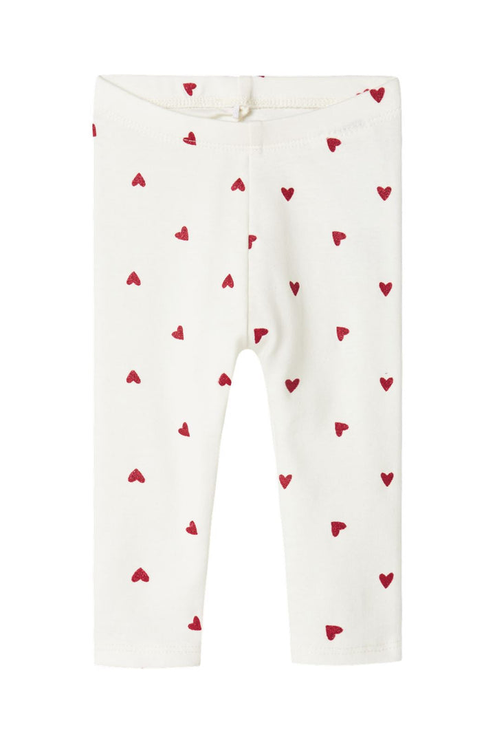 Name It - Nbfdheart Legging - 4788344 Cloud Dancer