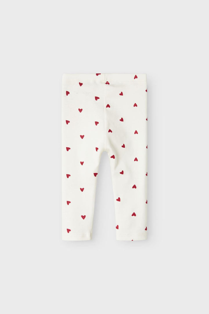 Name It - Nbfdheart Legging - 4788344 Cloud Dancer