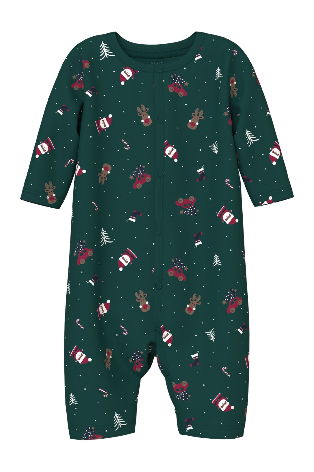 Name It - Nbnvismas Ls Nightsuit - 4668311 Botanical Garden Christmas Elements