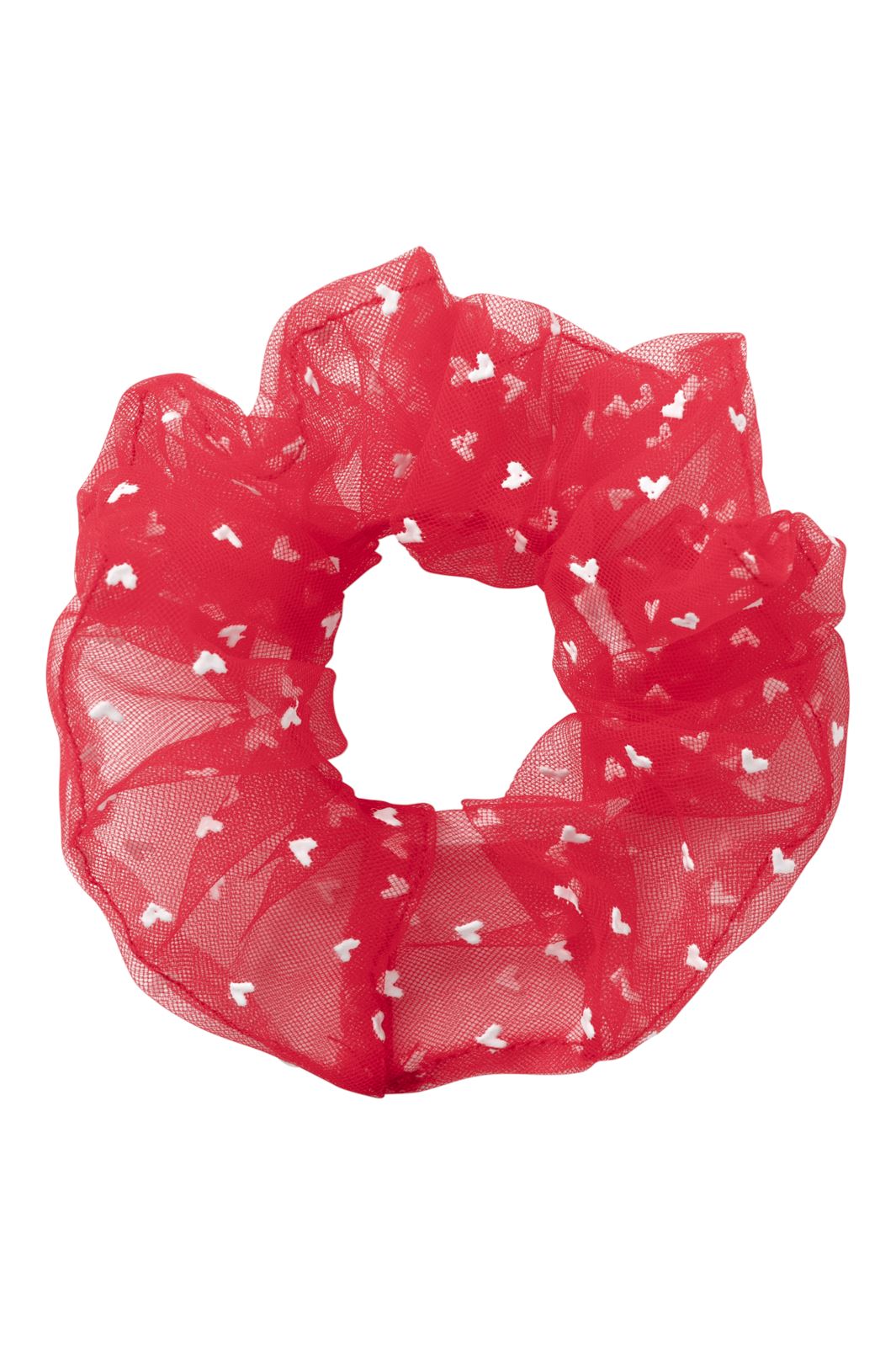 Name It - Nkfocane Scrunchie - 4581580 Jester Red Hearts