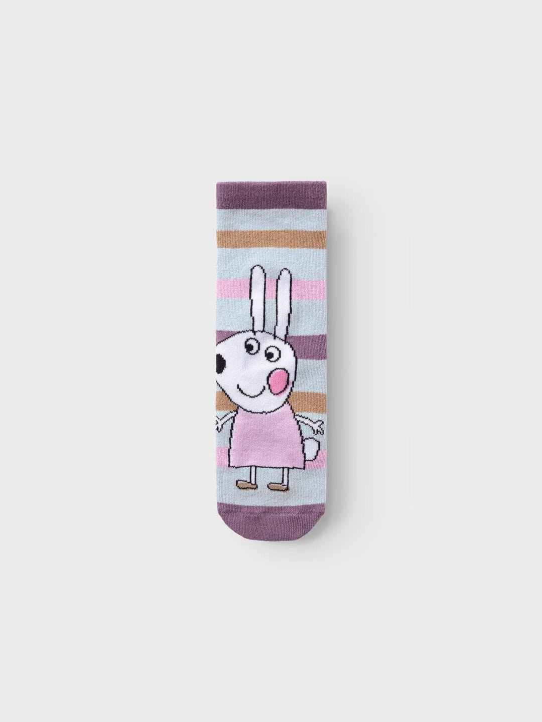 Name It - Nmfamina Peppapig Sock - 4567700 Pastel Lavender 3P Arctic Dusk+Ether+Pastel Lavender Strømper 