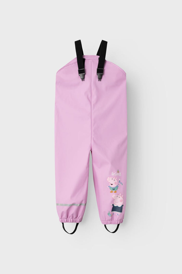 Name It - Nmfjane Peppapig Rain Set - 4523582 Pastel Lavender