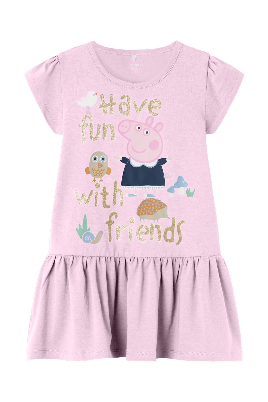 Name It - Nmfjassa Peppapig Ss Dress - 4523591 Pastel Lavender