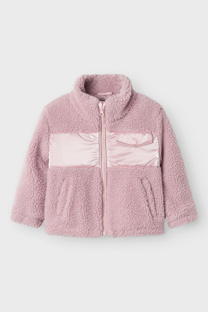 Name It - Nmfmiffi Teddy Jacket - 4657004 Pale Mauve