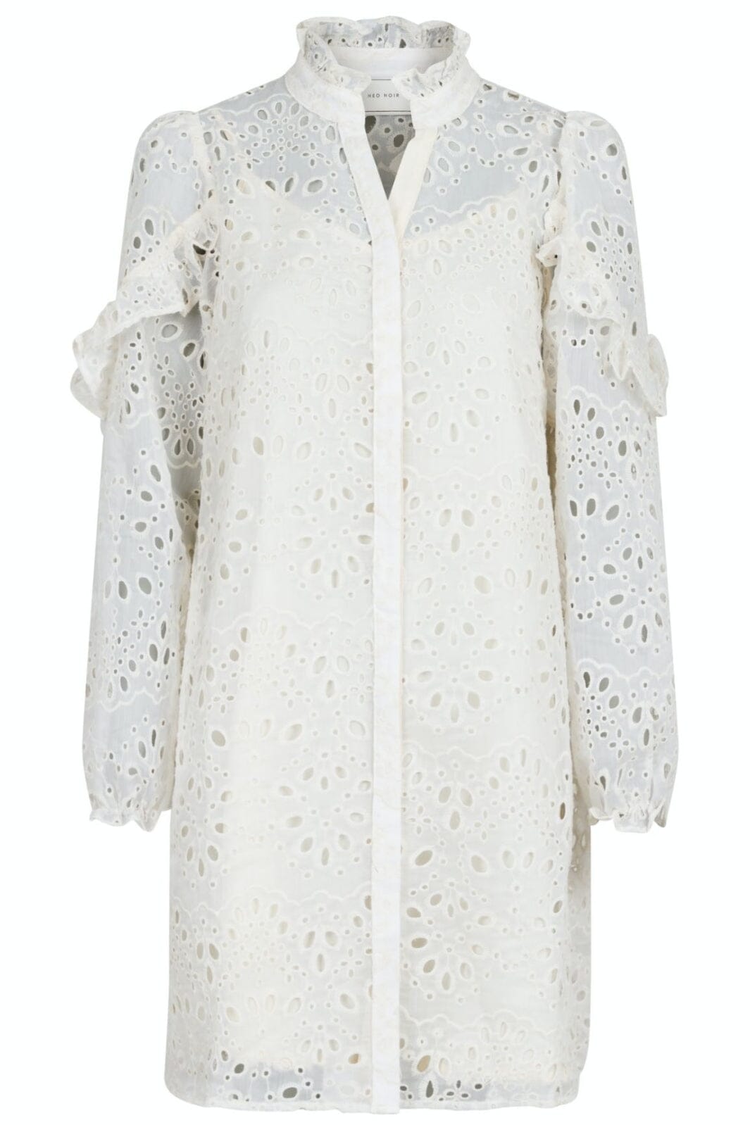 Neo Noir - Abby Embroidery Dress - Ivory Kjoler 