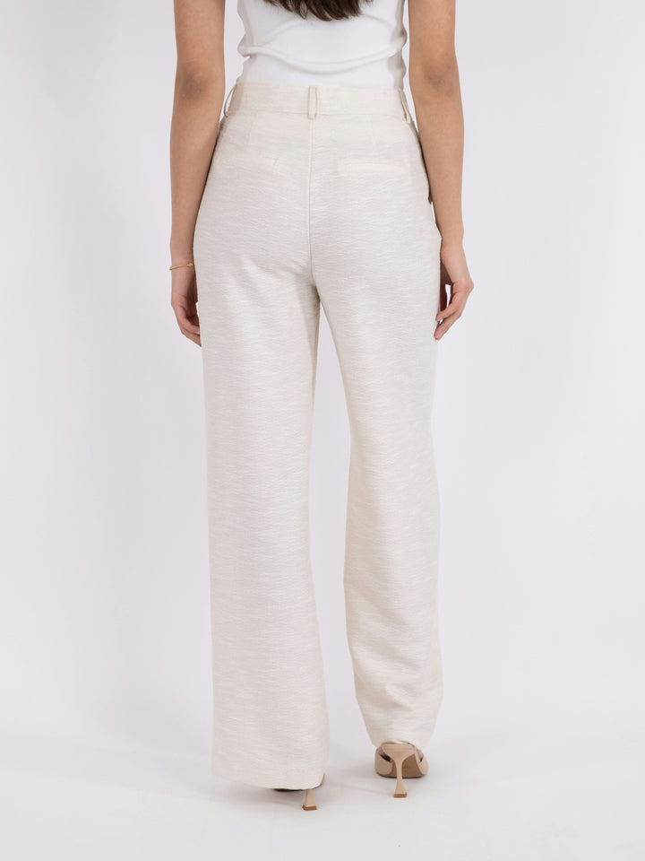 Neo Noir - Alessandra Boucle Pants - Creme