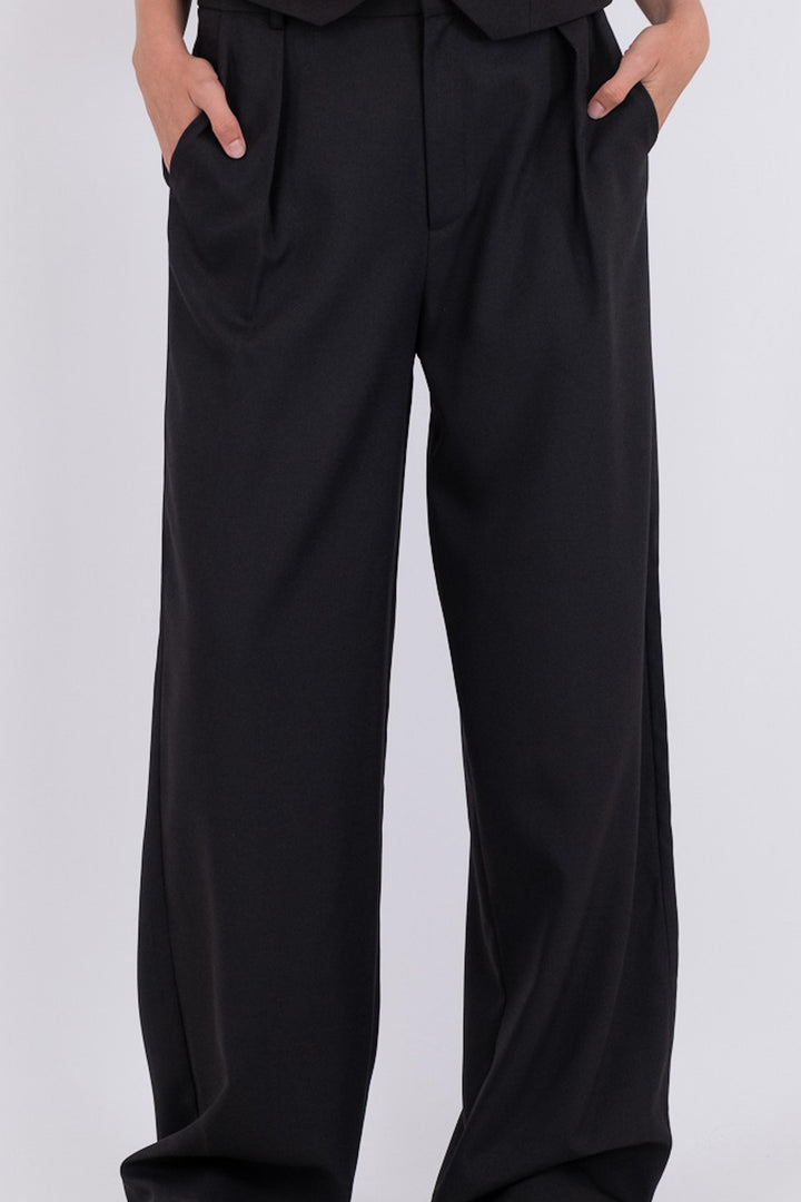 Neo Noir - Alessandra Melange Pants - Black