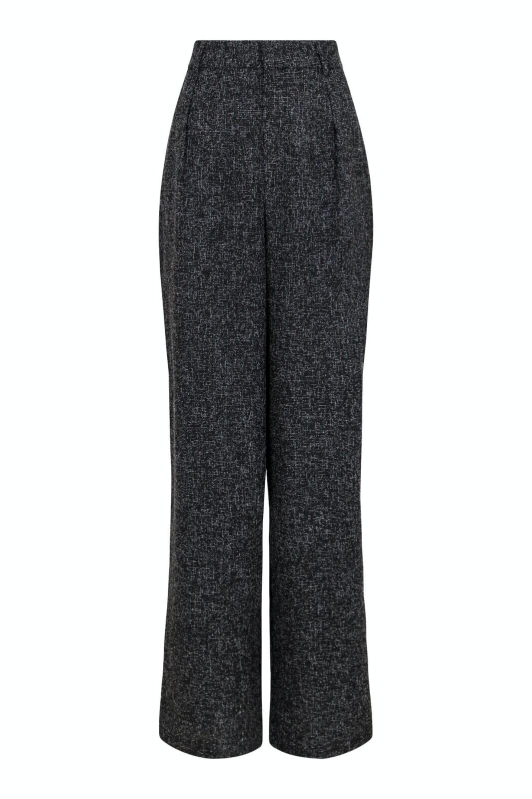 Neo Noir - Alessandra Salt N Peppar Pants - Black Bukser 