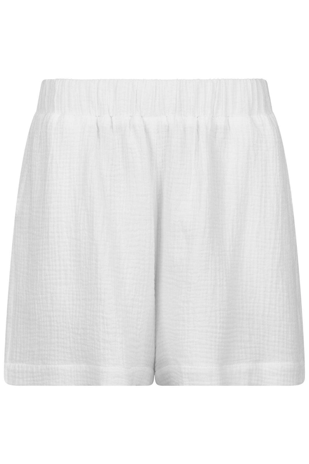 Neo Noir - Ally Waffle Shorts - Off White Shorts 