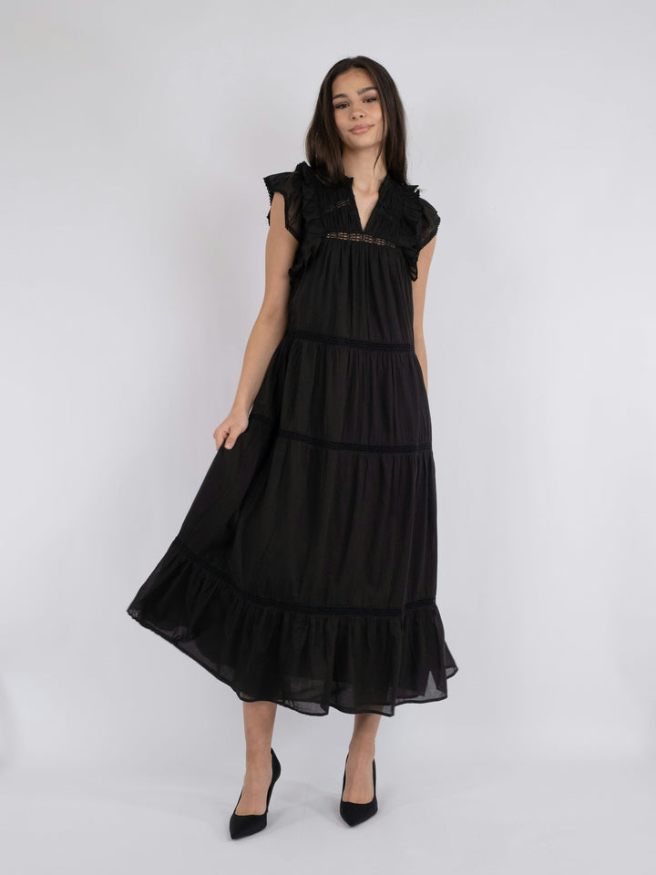 Neo Noir - Ankita S Voile Dress - Black