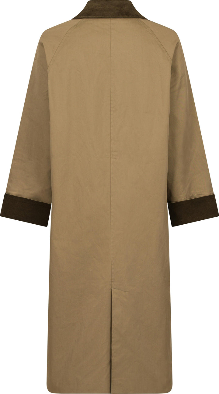 Neo Noir - Anneli Cord Coat - Khaki