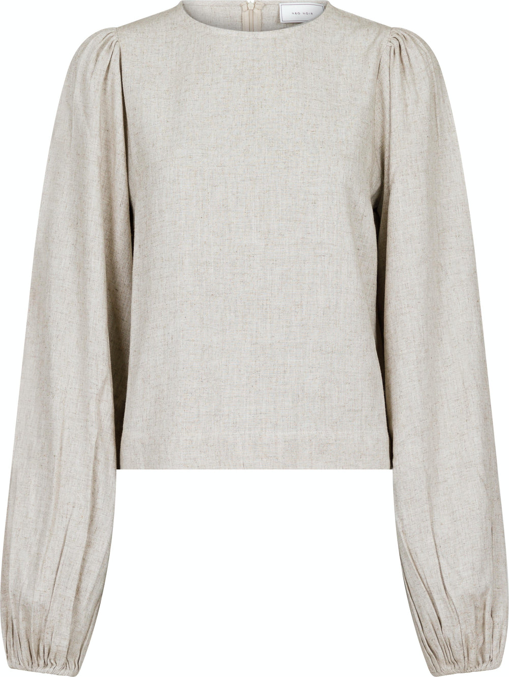 Neo Noir - Bira Soft Linen Blouse - Sand