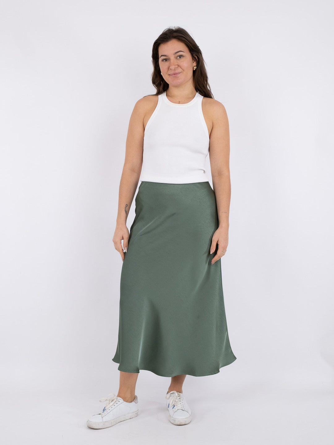 Neo Noir - Bovary Skirt - Forrest Green