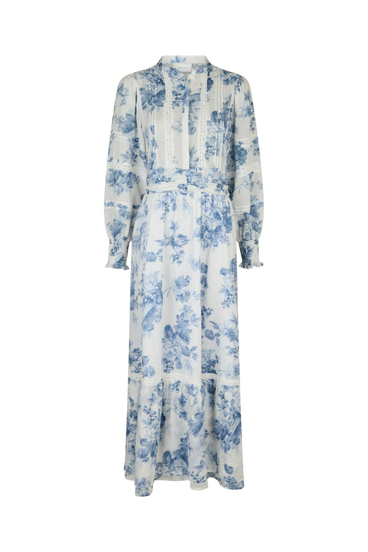 Neo Noir - Columbia Flower Flow Dress 165529 - 145 - Light Blue