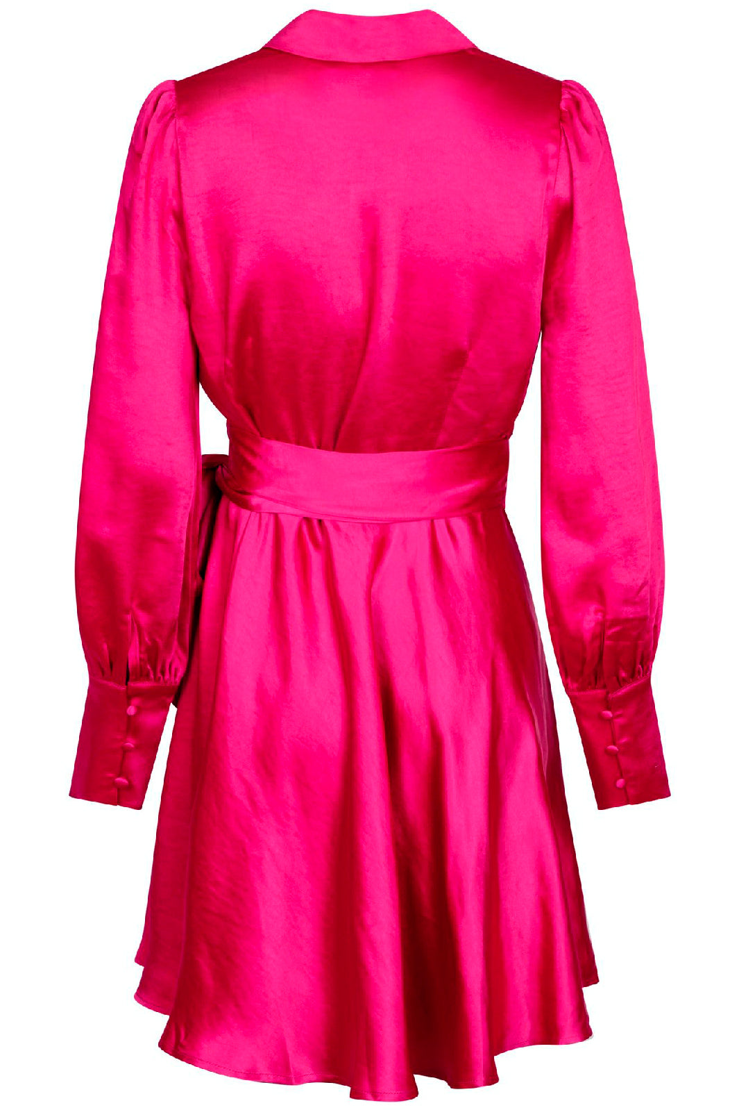 Neo Noir - Dawn Satin Dress - Pink Kjoler 