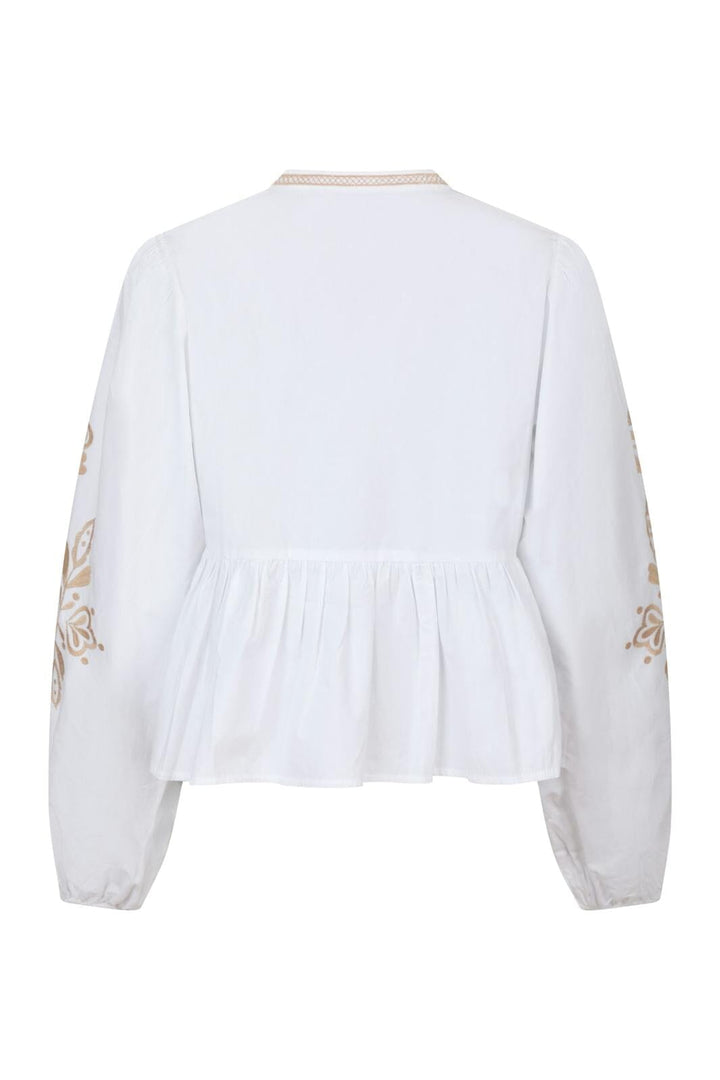 Neo Noir - Ginia Emb Blouse 164393 - 121 - Off White