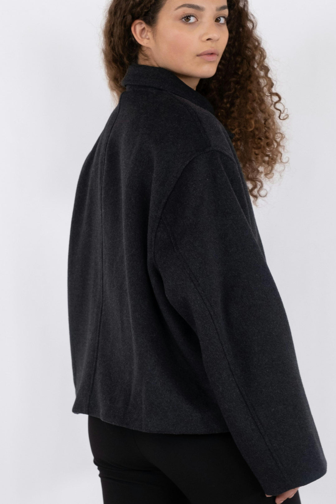 Neo Noir - Hamra Wool Jacket - Antracit