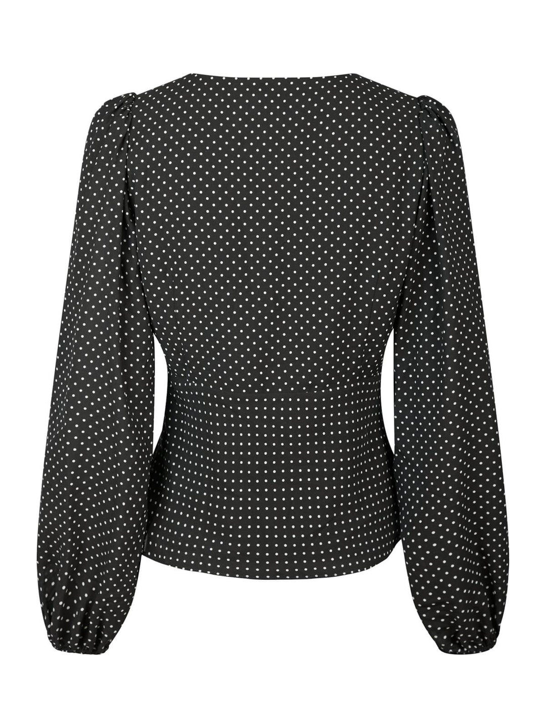 Neo Noir - Jane Dot Blouse - Black Bluser 