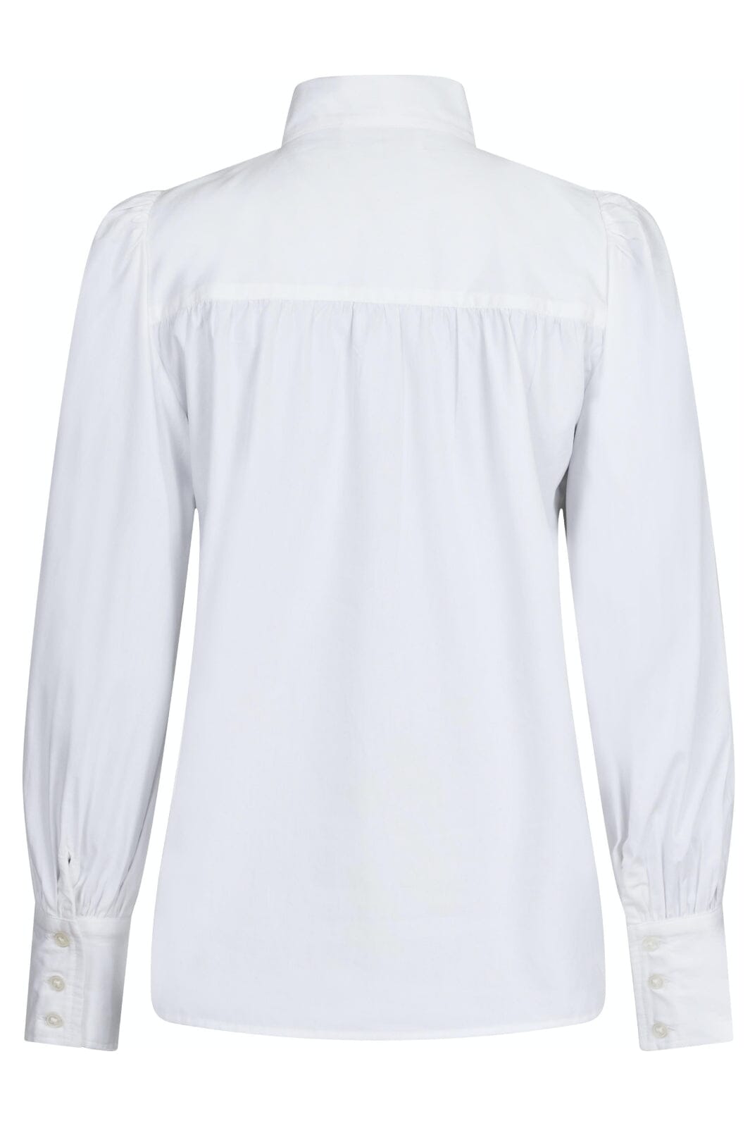 Neo Noir - Jaz Bow C Poplin Blouse - White Skjorter 