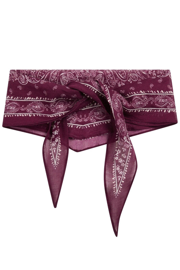 Neo Noir - Kinessa Paisley Scarf 164346 - 162 - Bordeaux