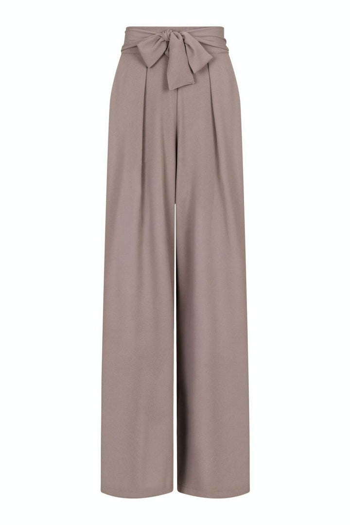 Neo Noir - Lana Drapy Pants - Dusty Brown Bukser 