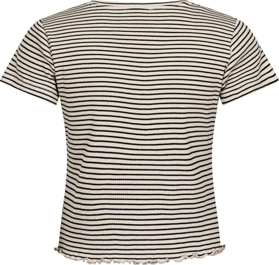 Neo Noir - Lonnie Stripe Tee - Sand