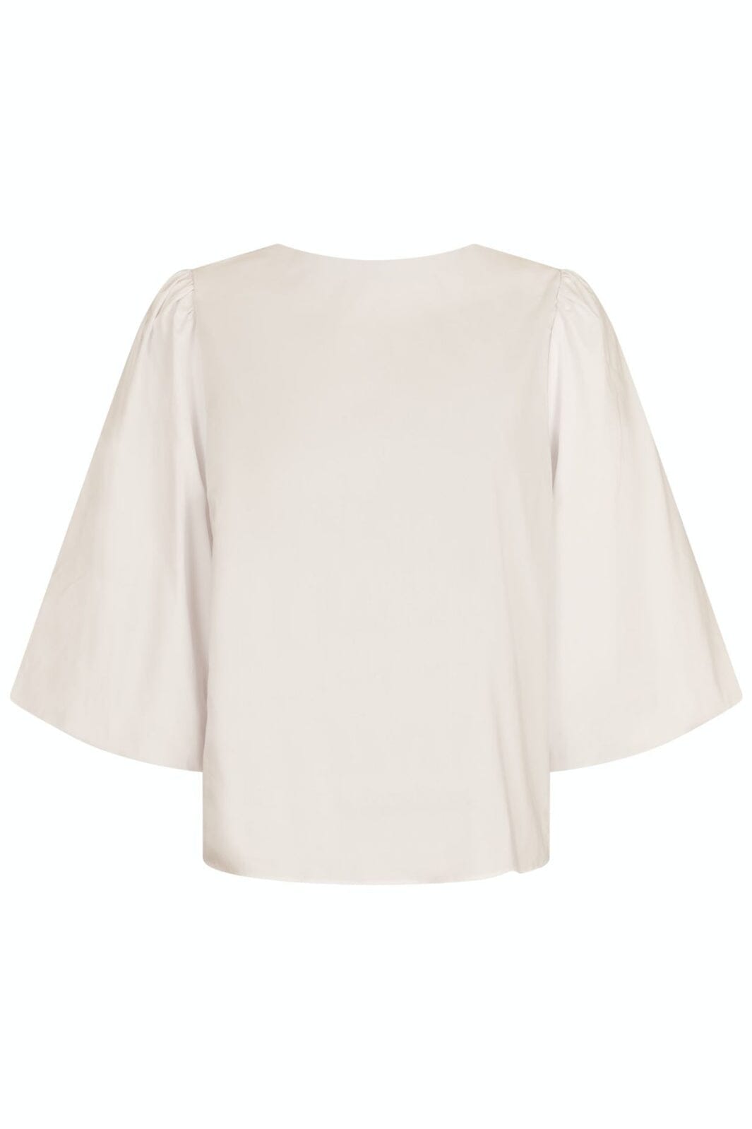 Neo Noir - Lorraine Poplin Blouse - Ivory Bluser 