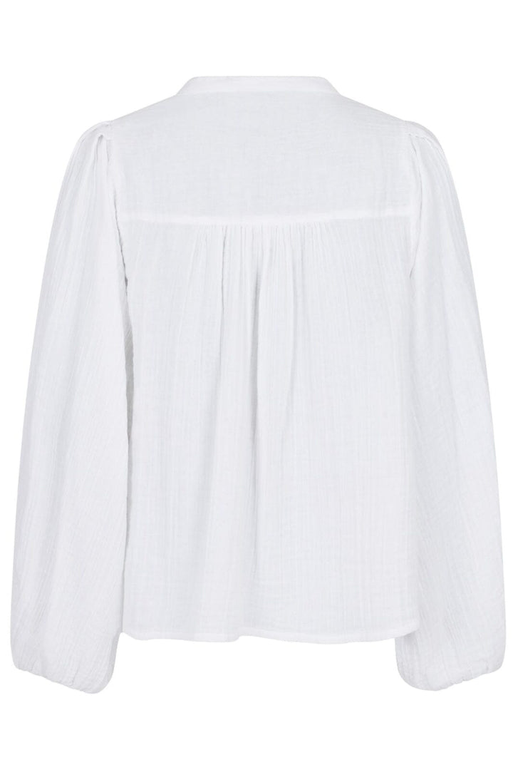 Neo Noir - Mimmi Gauze Blouse - White Bluser 