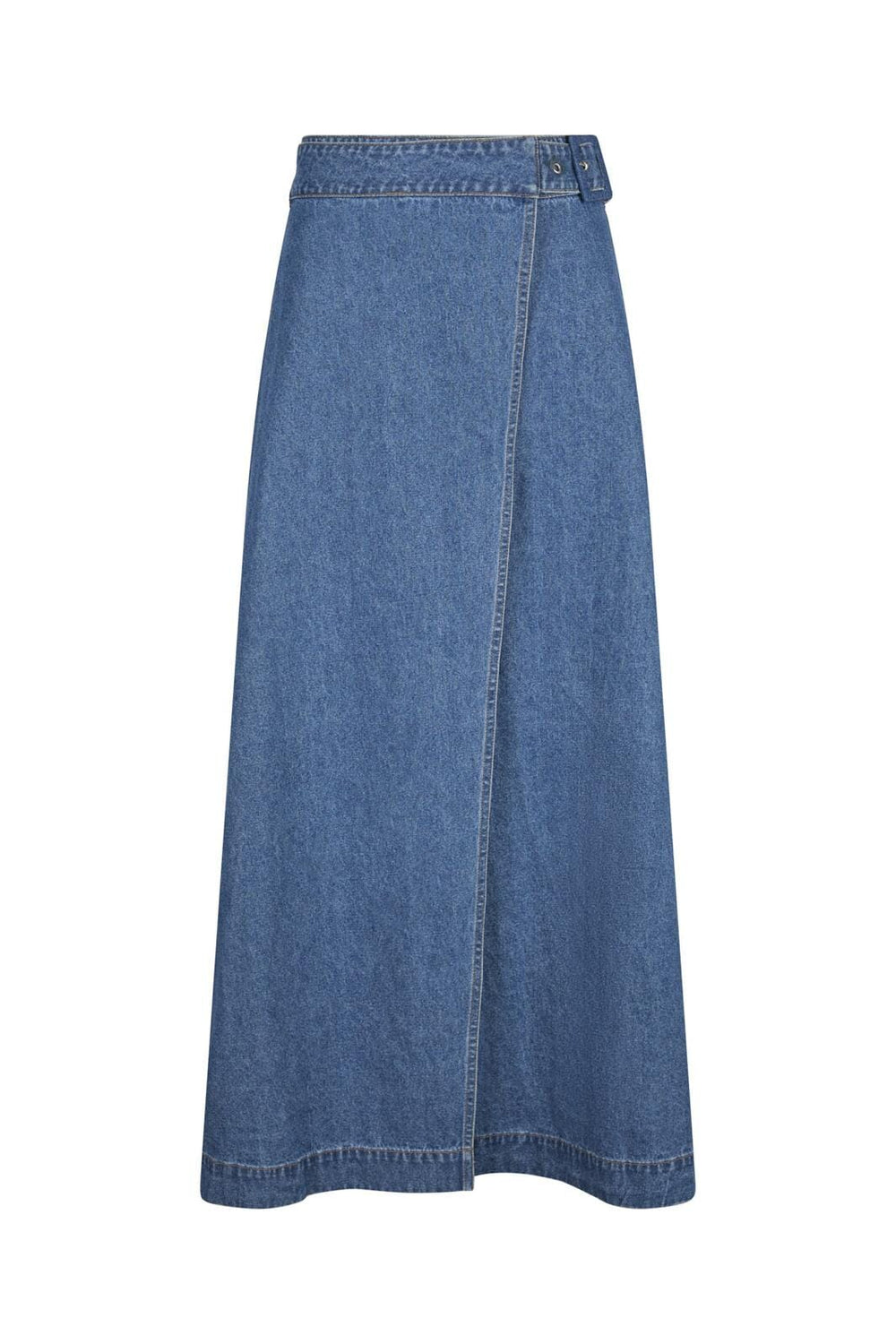 Neo Noir - Nina Wrap Denim Skirt - Blue