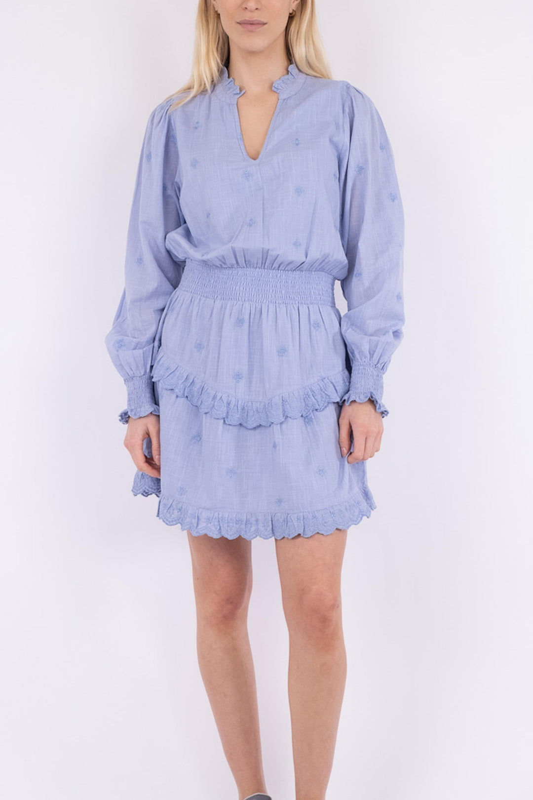 Neo Noir - Porto Dress - Light Blue