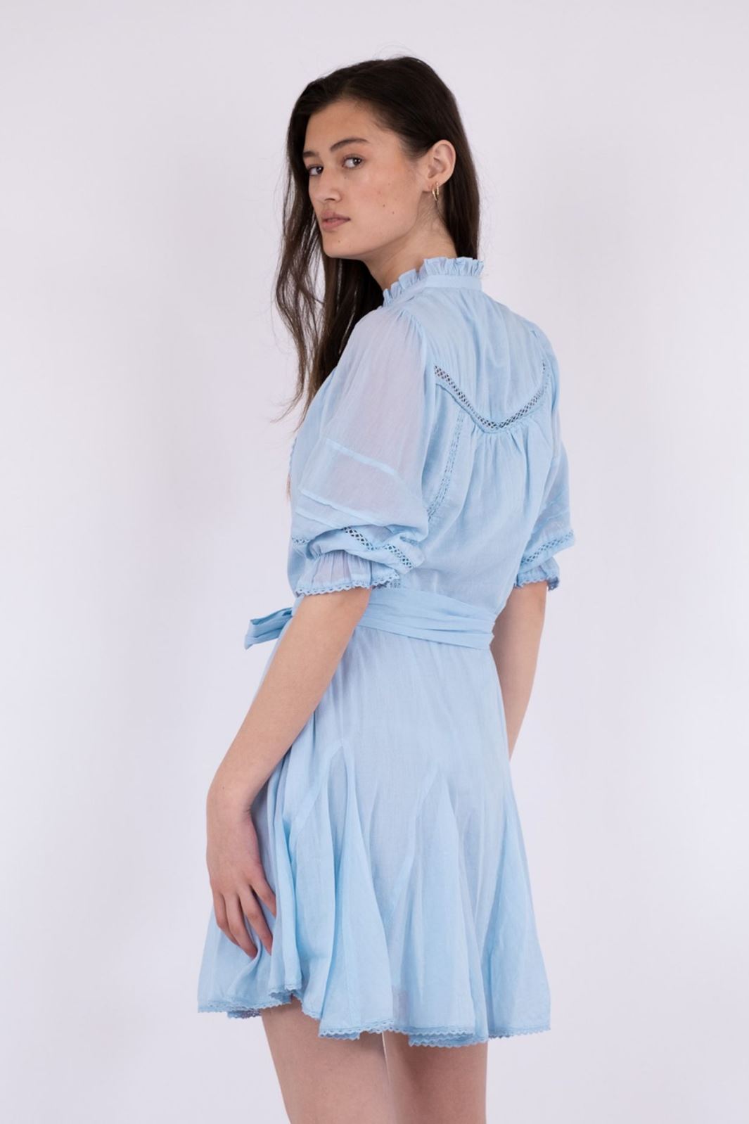 Neo Noir - Rigitta S Voile Dress - Light Blue Kjoler 