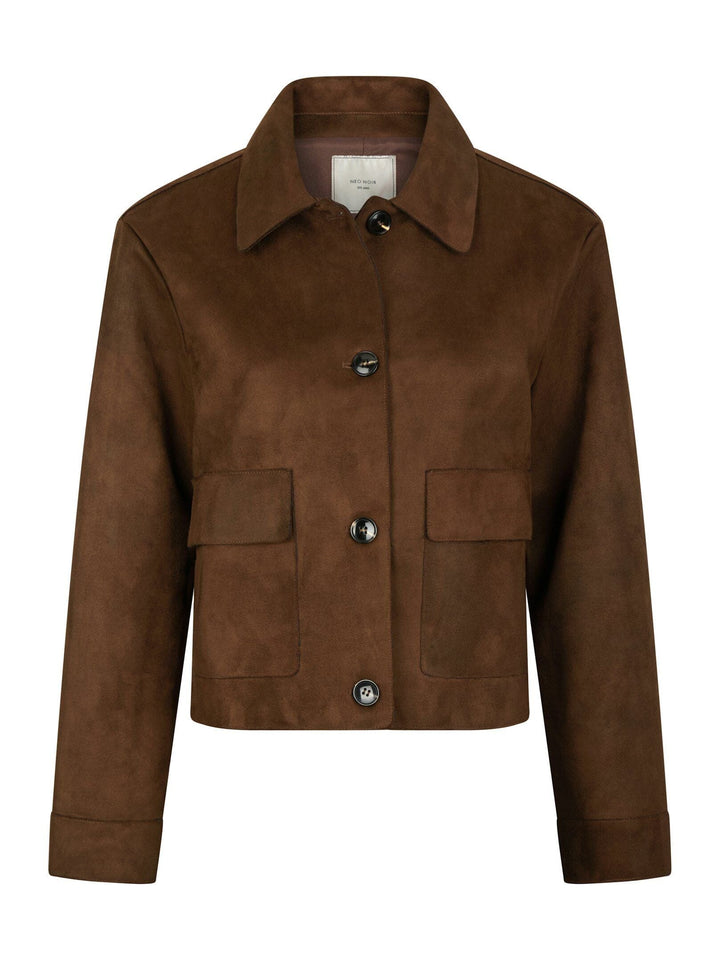 Neo Noir - Romana Faux Suede Jacket 164350 - 210 - Brown Jakker 