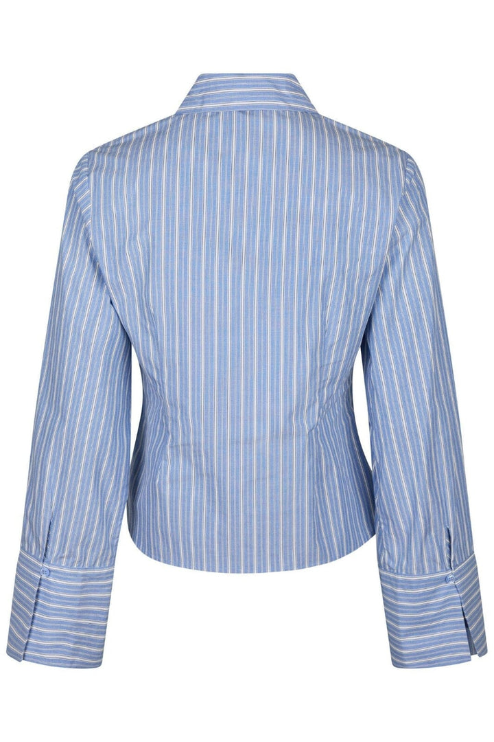 Neo Noir - Rosa Stripe Shirt 163139 - 140 - Blue