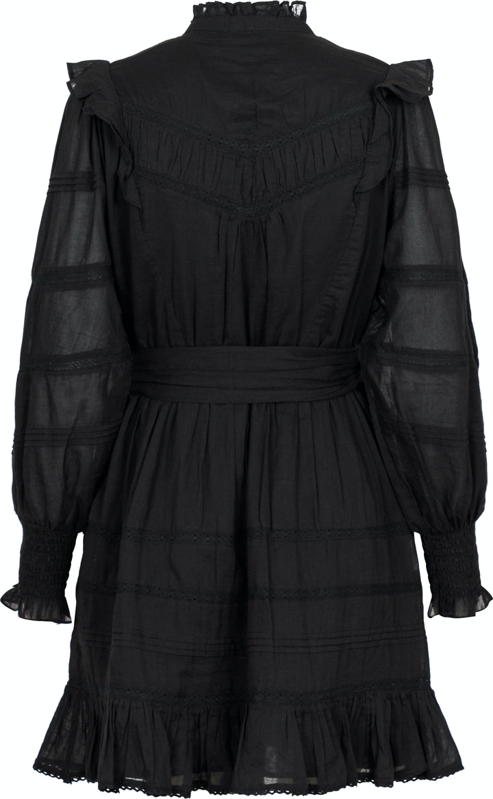 Neo Noir - Salli S Voile Dress - Black