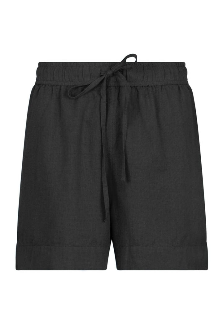 Neo Noir - Shea Linen Shorts - Black Shorts 