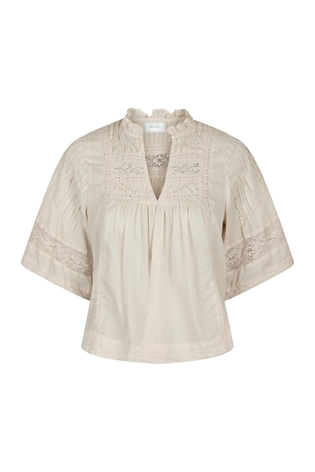 Neo Noir - Siama S Voile Blouse 164703 - 124 - Ivory