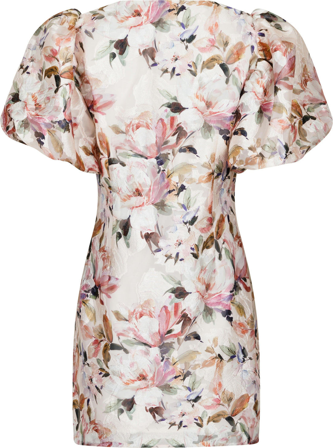 Neo Noir - Sika Brocade Print Dress - Creme