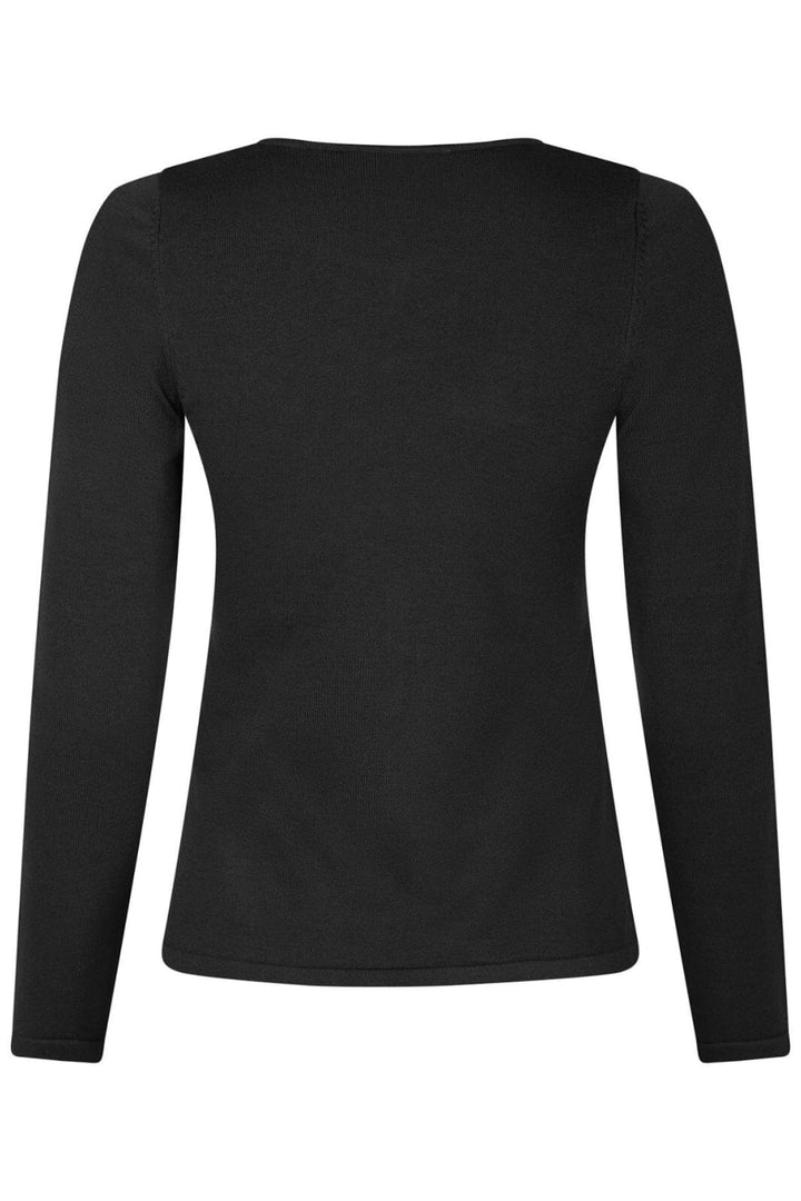 Neo Noir - Teller Knit Blouse 163878 - Black Bluser 