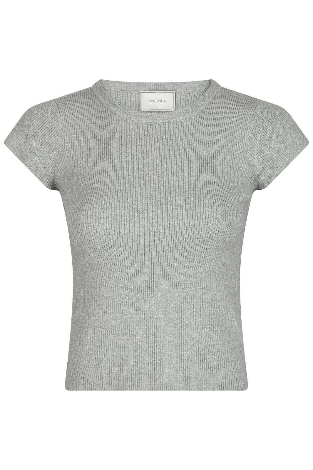 Neo Noir - Tirra Knit Tee 163378 - 131 - Light Grey