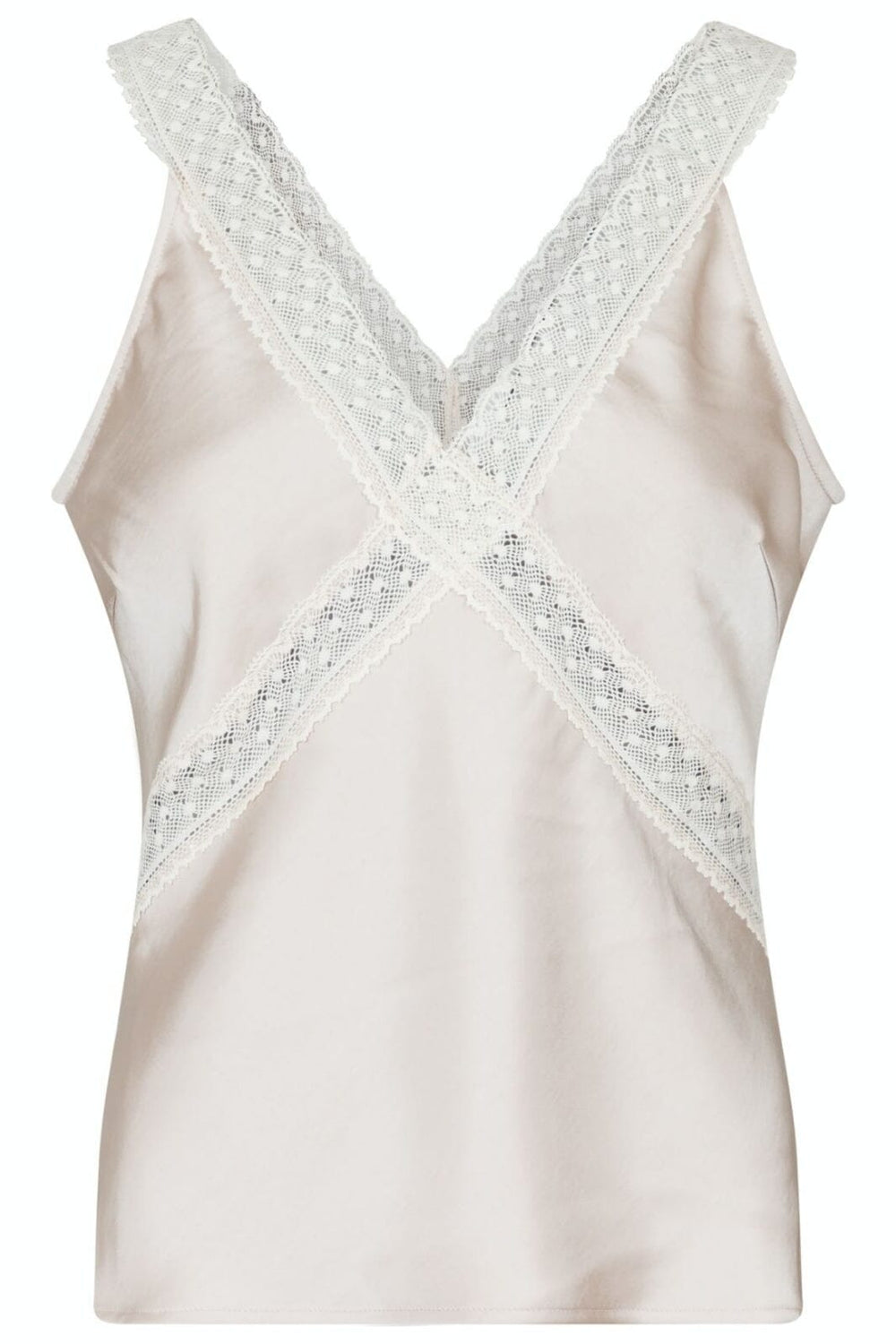 Neo Noir - Vinnita Lace Top - Champagne Toppe 