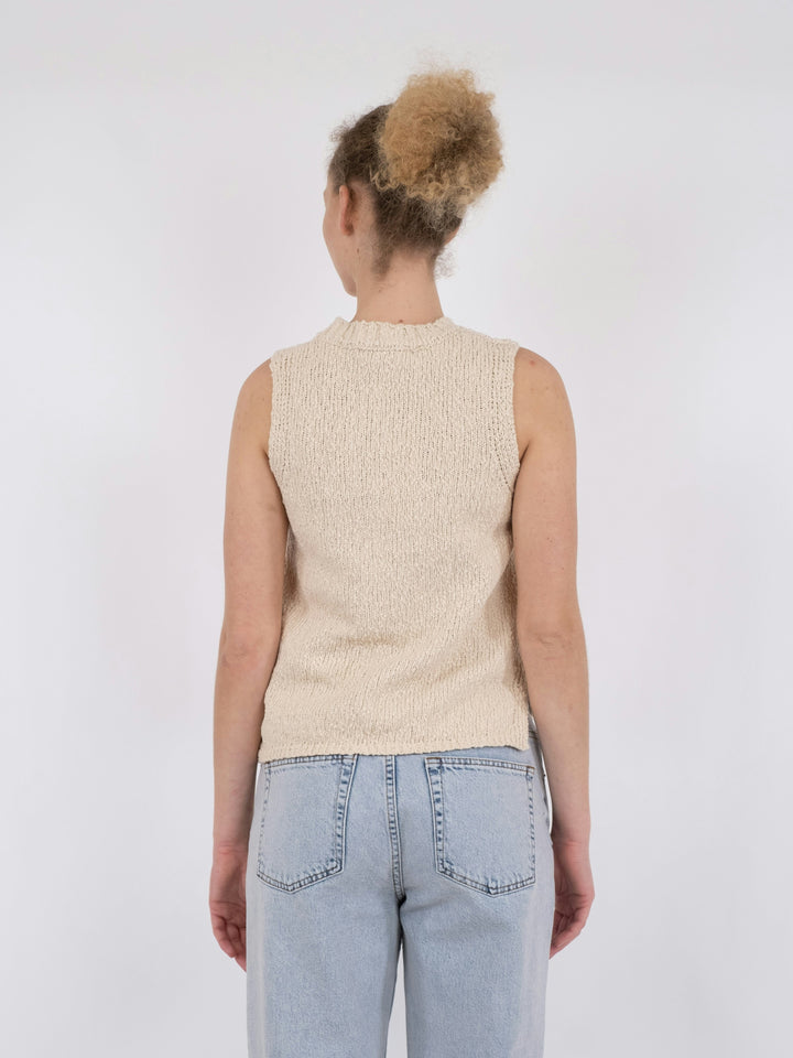 Neo Noir - Virena Knit Vest - Sand