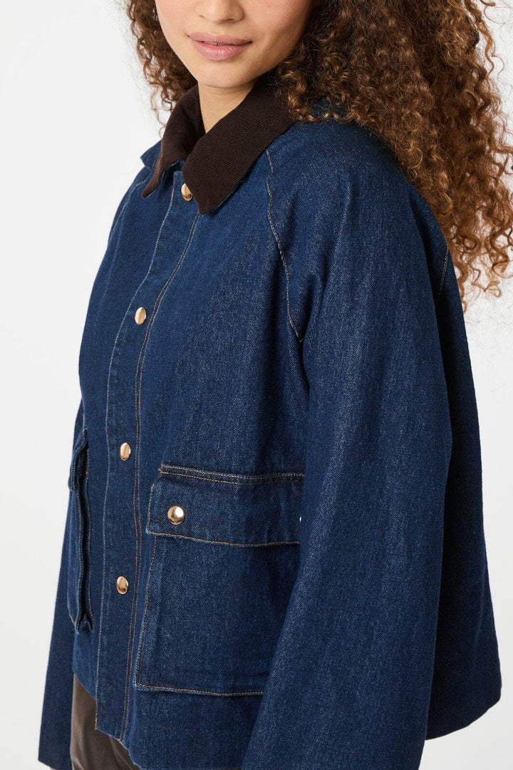 Neo Noir - Vista Denim Cord Jacket 164643 - 140 - Blue