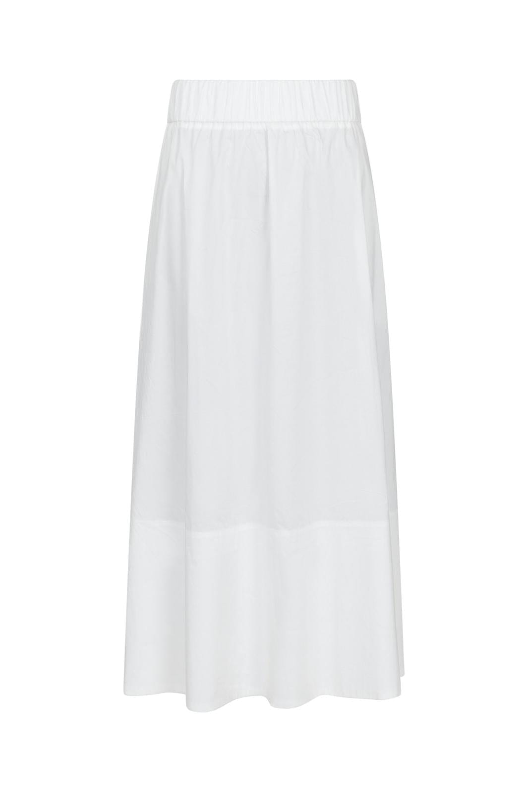 Neo Noir - Yara Long Poplin Skirt 163076 - 120 - White